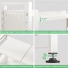 Expandable Microwave Stand,Heavy Duty 3-Tier Adjustable Height Microwave Oven Ra