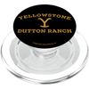 Yellowstone Dutton Ranch Gold Y Western Logo PopSockets MagSafe PopGrip for iPhone