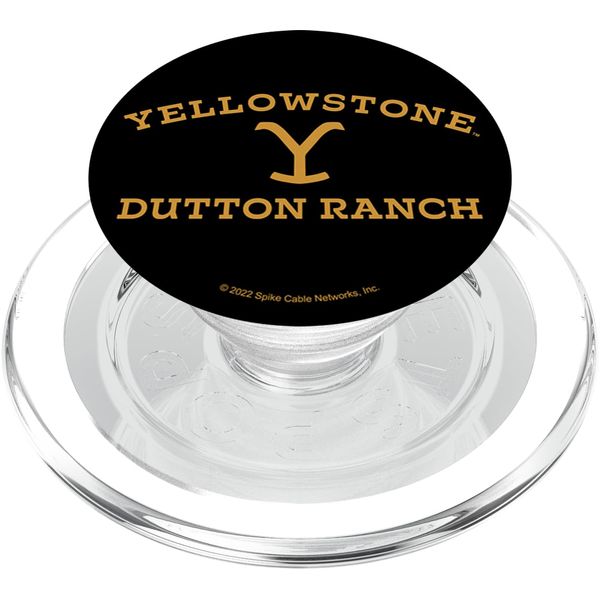 Yellowstone Dutton Ranch Gold Y Western Logo PopSockets MagSafe PopGrip for iPhone