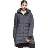 Orolay Women's Down Jacket Coat Mid-Length Darkgrey L
