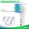 Toothbrush Heads Compatible with Most Braun Oral B, 10 Pack Professional Electric Toothbrush Replacement Heads Adults Precision Clean Brush Heads Refills