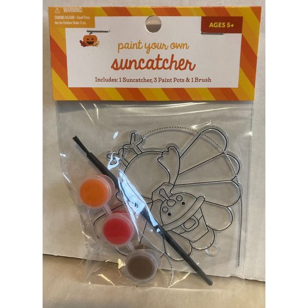 Paint Your Own Suncatcher Turkey
