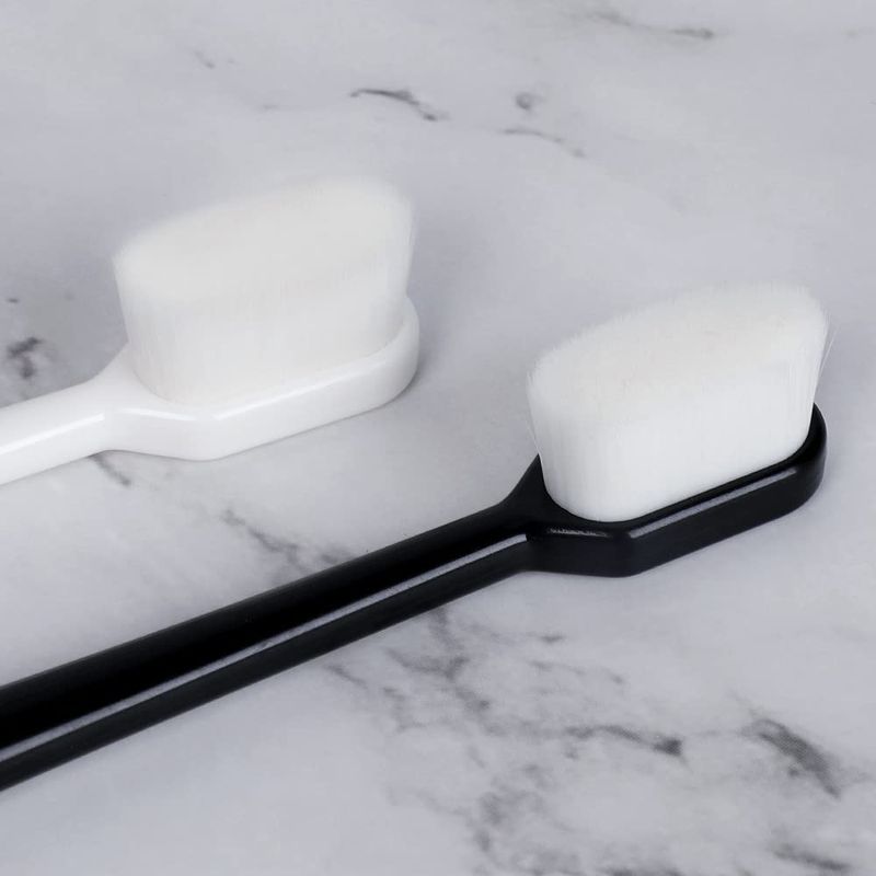 Nano Toothbrush Soft Wide Toothbrush Set of 6 Ultra Fine Bristles ...