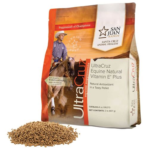 UltraCruz Equine Natural Vitamin E Plus Supplement for Horses, 2 lb Pellet (13 Day Supply)