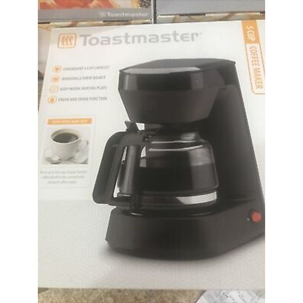 Toastmaster 5 Cup Coffee Maker New In Box W UPC Label Attached