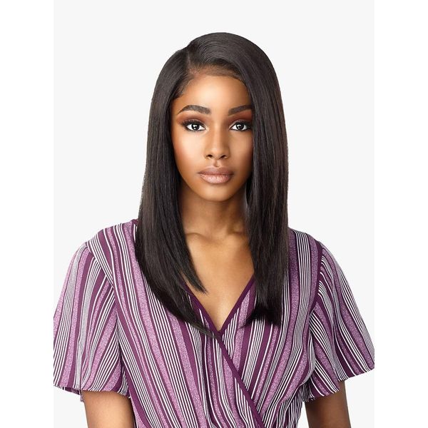 Sensationnel What lace 13x6 Wigs - Cloud 9 synthetic Hand Tied Natural Preplucked Hairline Lace Frontal Lacewig -Whatlace Kiyari (4 MEDBROWN)