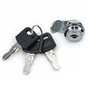 DWD ® Replacement Cam Lock with 2 Keys for Outdoor Post Boxes Series Post, Roses, Tractor, etc Compatible with Cast Iron Fronted Post Boxes