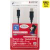 CYBER ・ USB充電ストレートケーブル ライト ( SWITCH Lite / SWITCH 用) ブラック 3m - Switch