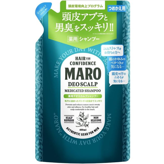 MARO Medicinal Deo Scalp Shampoo Refill 400 ml