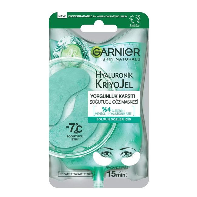 Garnier Hyaluronik Kriyojel Yorgunluk Karşıtı Soğutucu Göz Maskesi