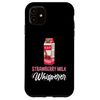 iPhone 11 Strawberry Milk Whisperer Aesthetic Strawberry Case