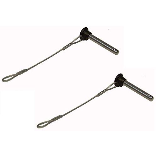 Marine Part Depot Two Stainless Bimini top 3/16" pull pins