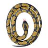 WILD REPUBLIC Rubber Snake, Ball Python Toy, Gifts Kids, 26", Black