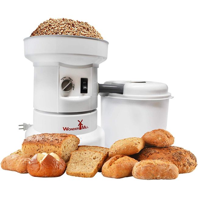 Powerful High Speed Electric Grain Mill Grinder for Healthy Gluten-Free  Flours - Grain Grinder Mill, Wheat Grinder, Flour Mill Machine and Flour  Mill