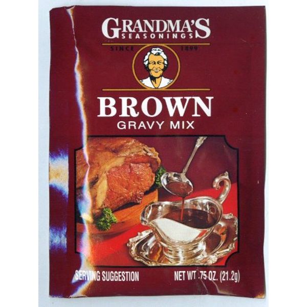 Grandma's Brown Gravy Mix-12 Packets, .75oz