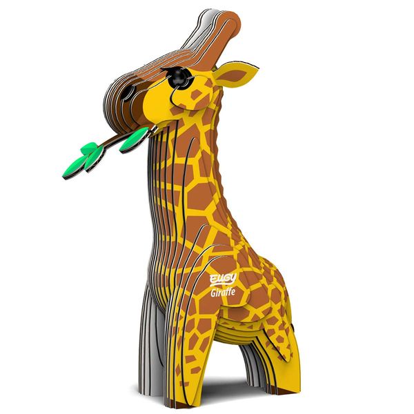 EUGY Eco-Friendly 3D Giraffe Paper Puzzle 009