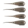 Luxating Elevators Kit of 2 4mm Straight + Curved Tip Dental Instruments