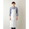 fog linen work Linen Full Apron, White (19) 《LKA004-19》