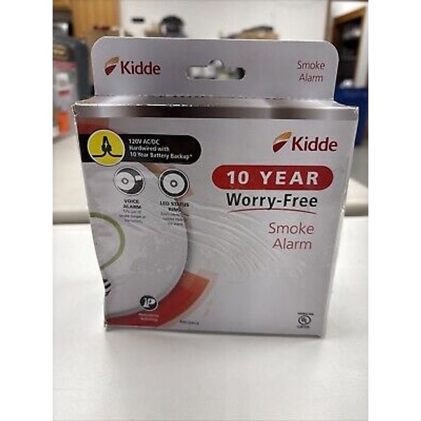 Smoke Detector Worry Free Hardwired Voice Alarm  P4010ACS