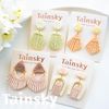 TAINSKY Organic Shape Clay Earring Cutters, 14 Pcs Boho Polymer Clay Cutters