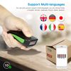 NETUM Bluetooth Mini 1D Barcode Scanner, 3-in-1 Portable Automatic USB Wireless CCD Bar Code Scanning Support Screen Scan, for Tablet iPhone IPad Android Windows Mac Pos - C740