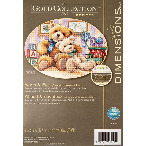 DIMENSIONS 6955 Warm & Fuzzy, Ivory