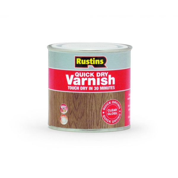 Rustins Quick Dry Varnish Clear Gloss 250ml
