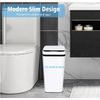 3 Pack Automatic Small Bathroom Trash Can with Lids - 2.2 Gal Touchless Electric