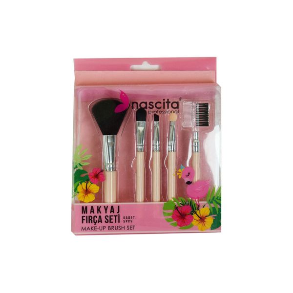 Makyaj Fırça Seti 5 Li Make-up Brush Set Professional