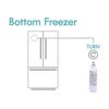 Kenmore 46-9690 Replacement Refrigerator Water Filter Compatible with LG LT700P