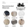 10pcs Dry Diamond Drilling Core Bits Set Hole Saw Cuts Ceramic Porcelain Tile