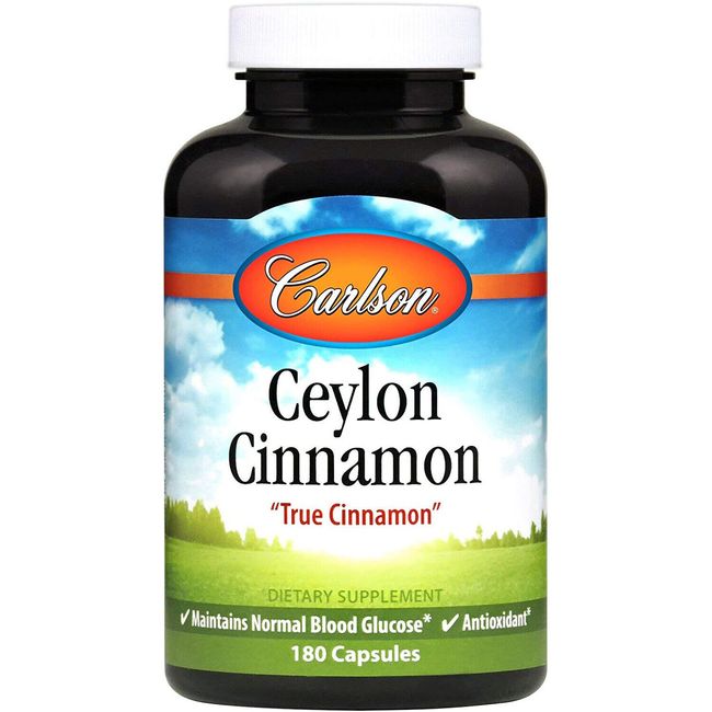 Carlson Ceylon Cinnamon, 45 Capsules