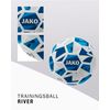 JAKO Trainingsball River, weiß/Navy, 5