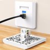 Xiatiaosann RJ45 Cat6 Keystone Jack, 10PCS Ethernet Wall Jack Inline Coupler, Cat5/5e/6 Compatible Network Coupler