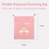 Toothbrush Travel case with Waterproof Travel Bag .Portable Toothbrush Holders Travel for Camping Travel Business School Home (Pink)