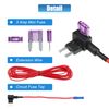 X AUTOHAUX Add an Amp Amplifier Adapter Interface to Radio System with Red Wire