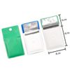 15 Pack Pocket Ashtray Portable Ash-Pouch Compact Fire Resistant PVC Odour Assorted Colours