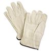 Unlined Pigskin Driver Gloves, Cream, X-Large, 12 Pair