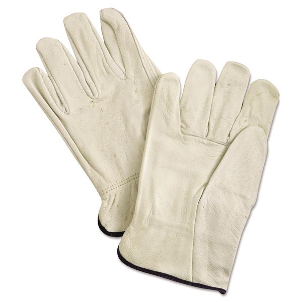 Unlined Pigskin Driver Gloves, Cream, X-Large, 12 Pair
