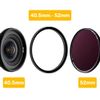 NiSi Brass Step-Up Ring 40.5-52 mm Filter Adapter Ring