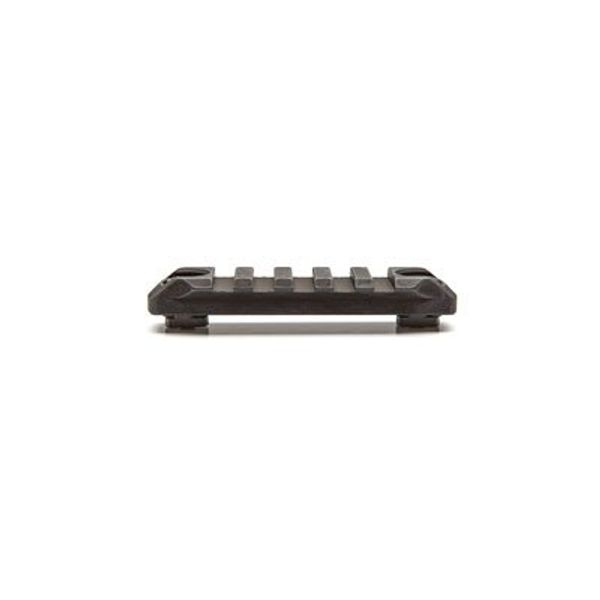 Bravo Company Rail Section Aluminum Picatinny Rail Section, Black, Mlok Compatible, 3"