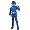 Rubie's Deluxe Blue Stealth Warrior Costume - Medium (8-10)