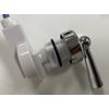 3-inch One-Piece Flush Valve with Cable Handle and 2 Extra Flush Seals