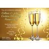 Wedding Anniversary Personalised Invitations & Envelopes 25th 40th 50th 60th Silver Ruby Gold Diamond