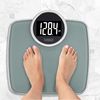 Thinner by Conair Scale for Body Weight, Digital Bathroom Scale in Silver