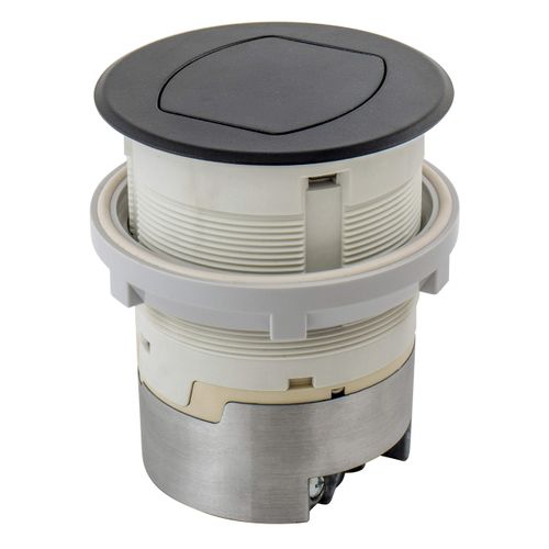Bryant Electric RCT200BK 15A 125V Tamper Resistant Pop-Up Countertop Receptacle Surface Mount, 15 Amp, Powder Coated Black