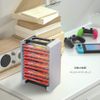 Farigrut Vertical Stand, 12 Soft Storage Spaces, Game Soft Rack, Includes Vertical Stand, For Game Cassettes, Disc Storage, Convenient Goods, Tower, Space Saving, Multifunction