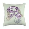 Rock climbing harness quickdraws and wires trad rack Throw Pillow