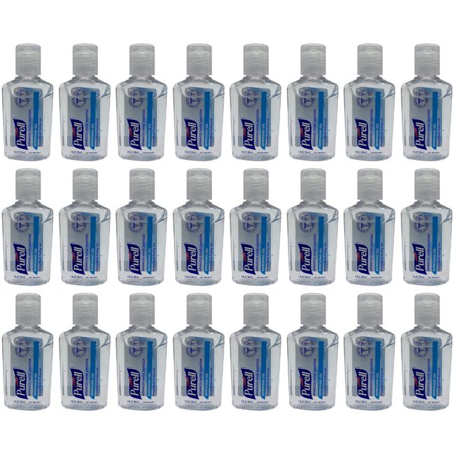 Pack of (24) New Purell Advanced Hand Sanitizer Refreshing Gel, 1 Fl Oz