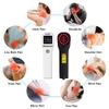 Massage Ball ZJZK Cold Laser Therapy Back and Neck Massager Muscle Waist Lumbar Pain Relief Beauty Health Relaxation Therapy, [02] 220V, [04] American Flat Carpet Rug, [02] White